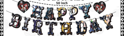 Banner Happy Birthday "The Nightmare Before Christmas"