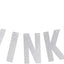 Twinkle Letter Banner Plata 5.5ft x 6in