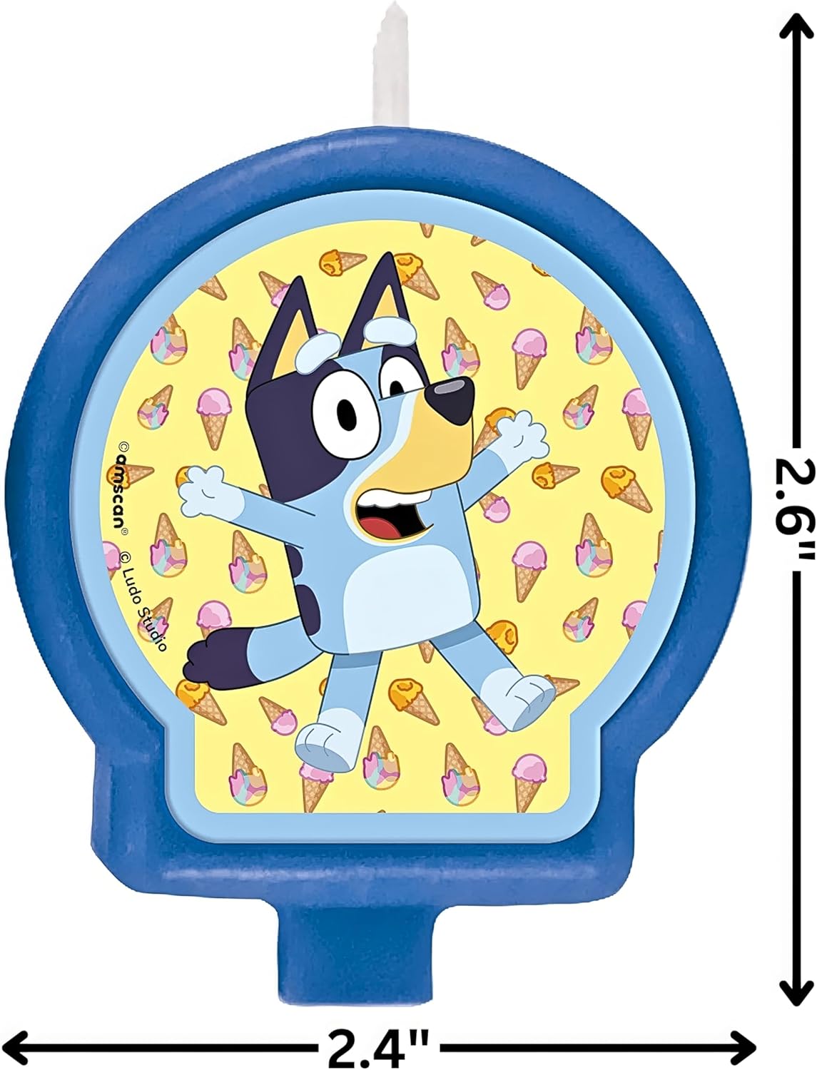 Bluey Birthday Candle