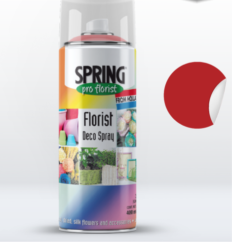 Spring Deco Spray Red (400ml)