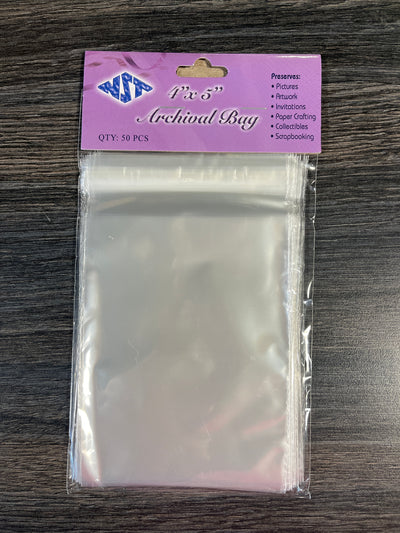 Cello Bags Adhesive 4”x5” 50 Piezas