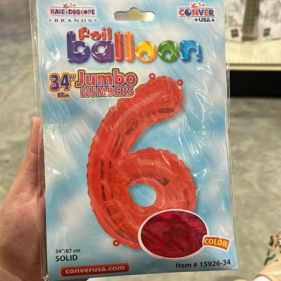 Globo Jumbo “#6” RedShape