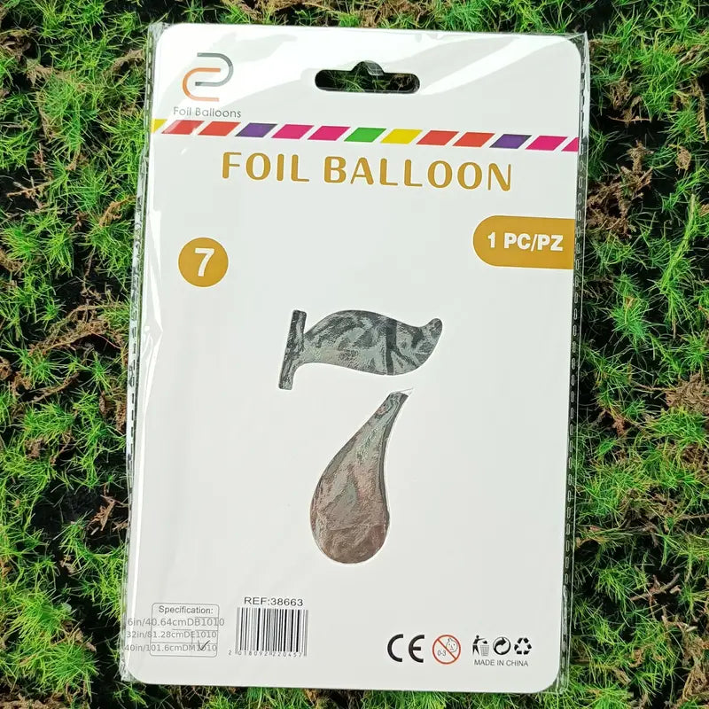 32” Foil Balloon Silver