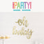 Oh Baby Gold Shower Banner (x1u)