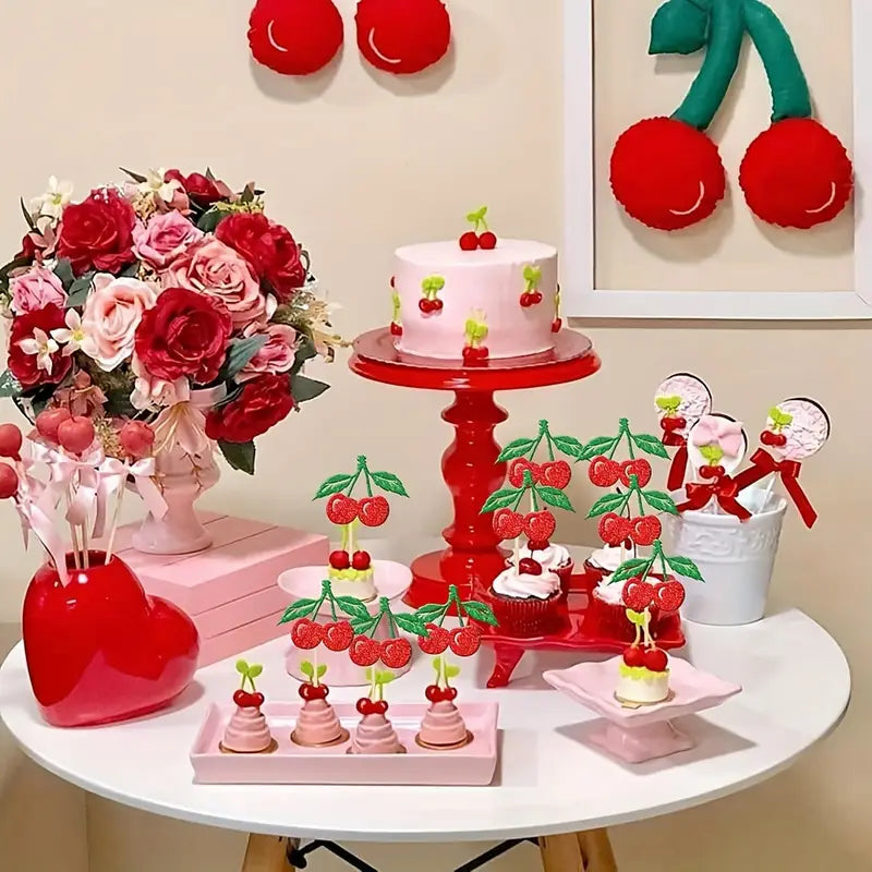 Cherry Party Cupcakes (24pcs)