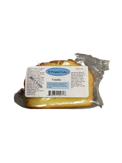 D’ Pound Cake Vainilla 4.5oz