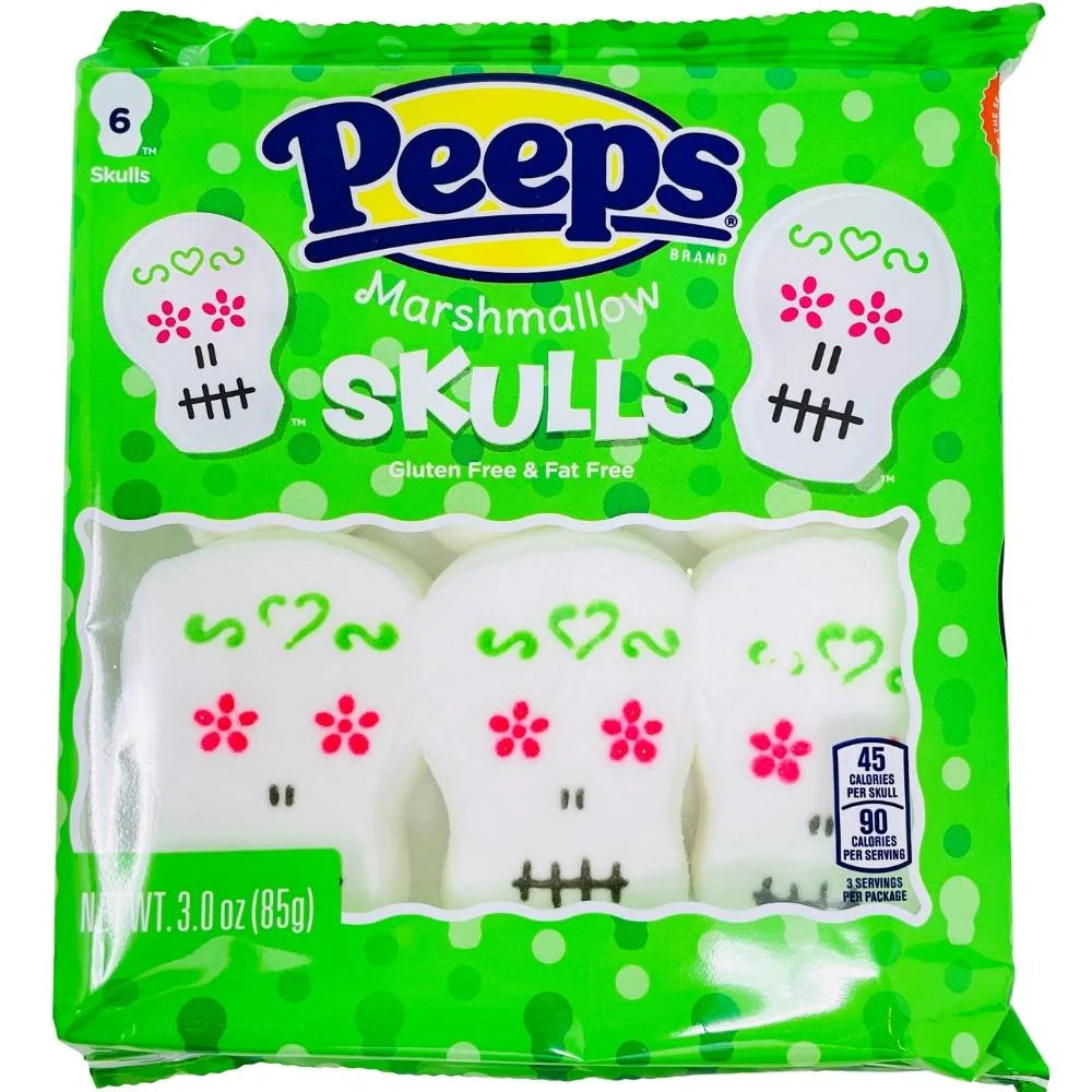 Peeps Halloween Skulls 3oz