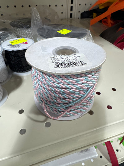 3mm 2 PLY Twist Cord (25 yds)