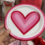 Retro Valentine Hearts Plates