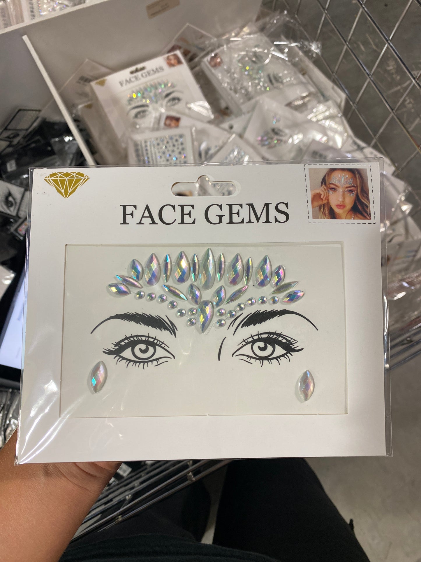 Glitter Gemas Faciales (14.5x16cm)