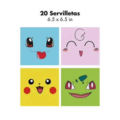 Pokemon Servilletas (x20u)