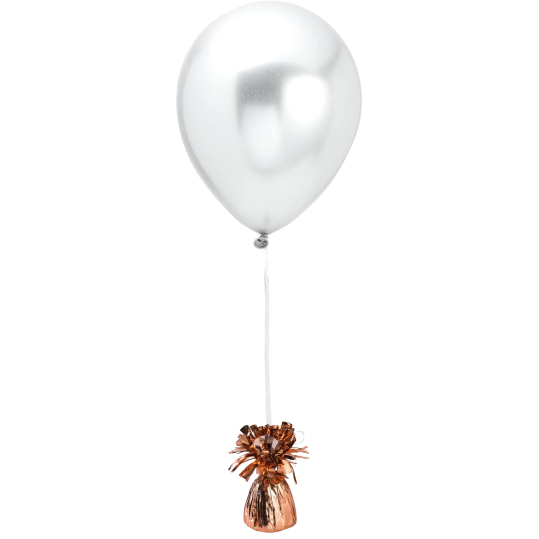 Pesita Weight Rose Gold Foil Balloon 6oz (x1u)