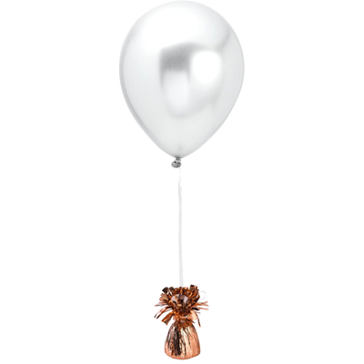 Pesita Weight Rose Gold Foil Balloon 6oz (x1u)