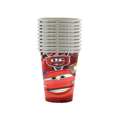 Cars Vasos 9oz (x10u)