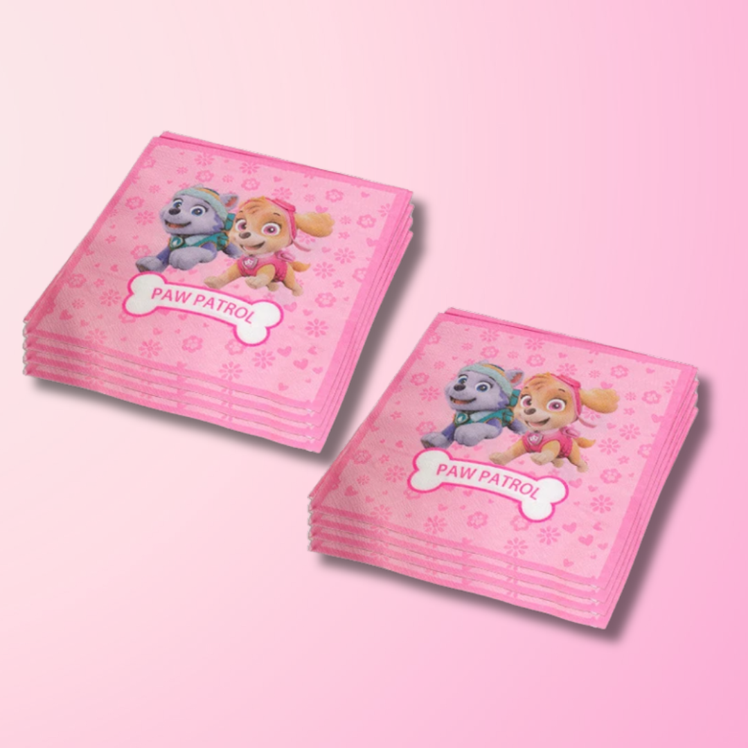 Paw Patrol Niña Servilletas (x20u)