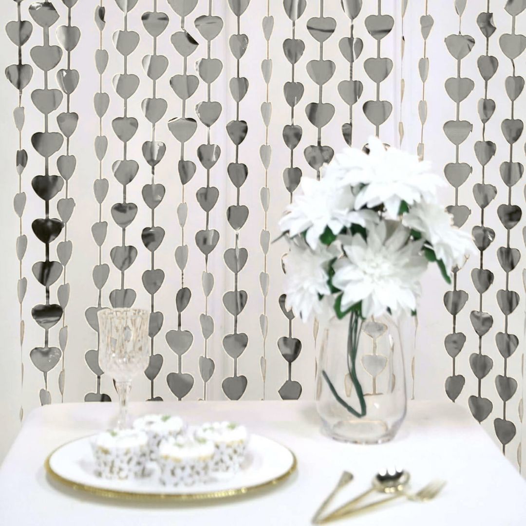 Cortina Foil Corazón (x1u) - Variedad de colores