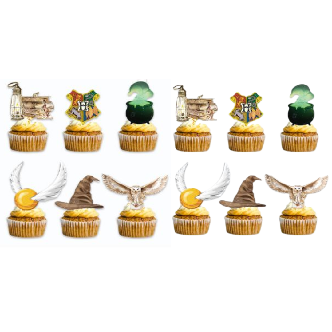 Cupcake Topper Harry Potter (x12u)