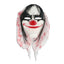 Máscara Clown Creepy con Velo (x1u)