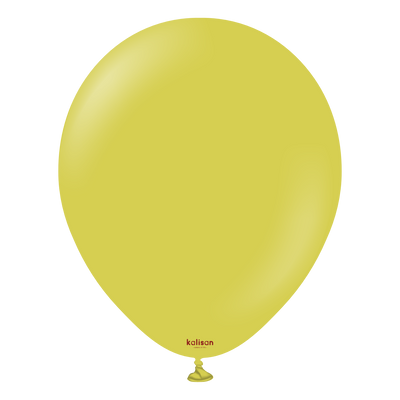 Kalisan 12” Retro Olive Latex Balloon (x50u)