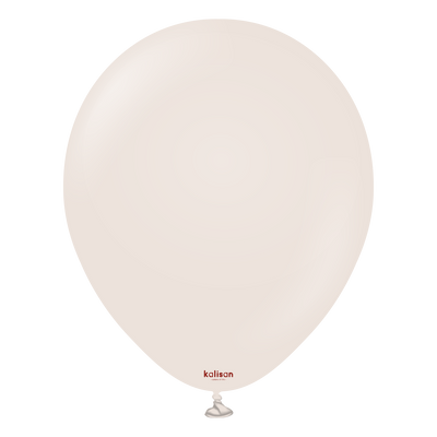 Kalisan Balloons 18” Retro White Sand (x3u)