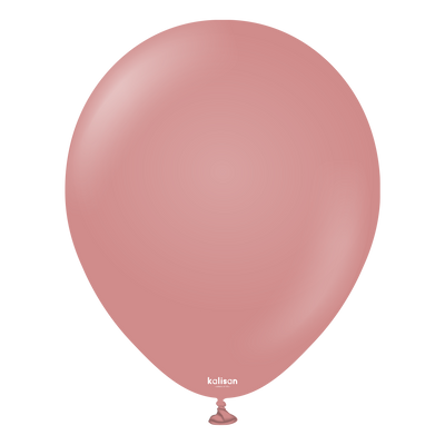 Kalisan Balloons 12" Retro Dusty Rose (x100u)