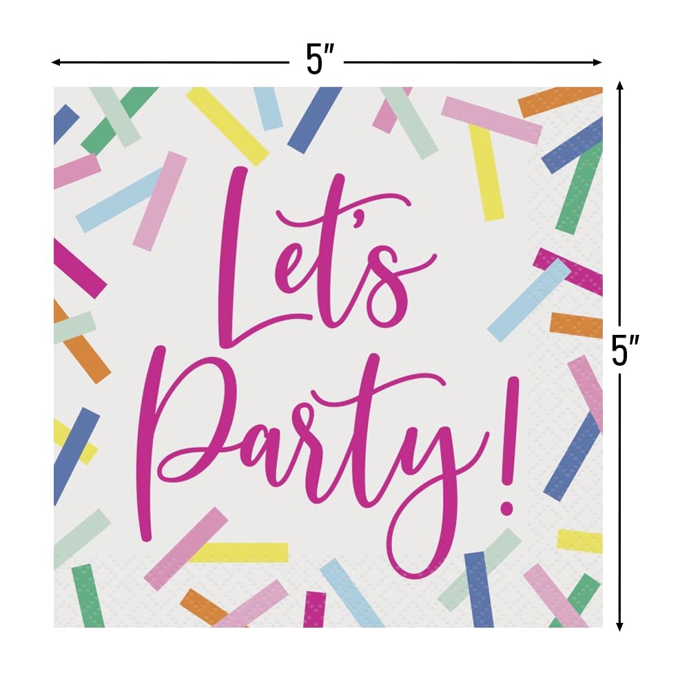 Let’s Party! Confetti Napkins 16ct