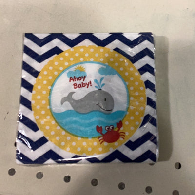 Baby Ahoy Napkins BS