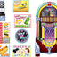 Soda Shop Signs & Jukebox Props Retro Vintage (x8u)