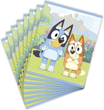 Bluey Plastic Loot Bags (x8u)
