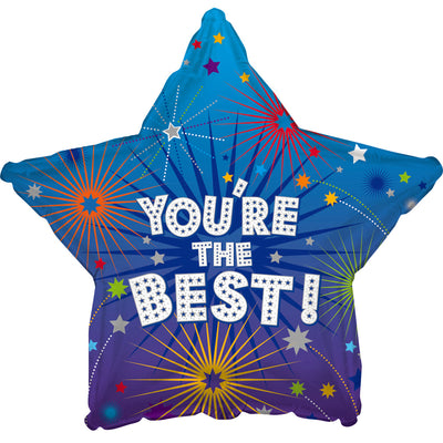 You're the Best Star Foil Balloon 18"