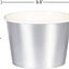 Tazas de Papel con Foil Plateado - Paquete de 8 (2.5 x 3.5 in)