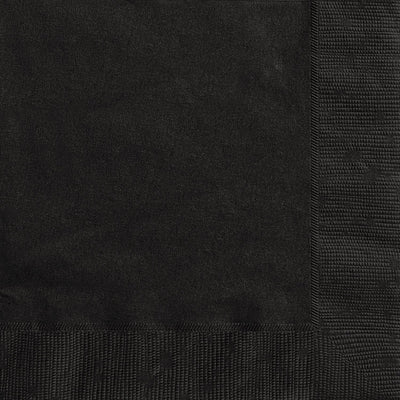 Lunch Napkins Black (x20u)