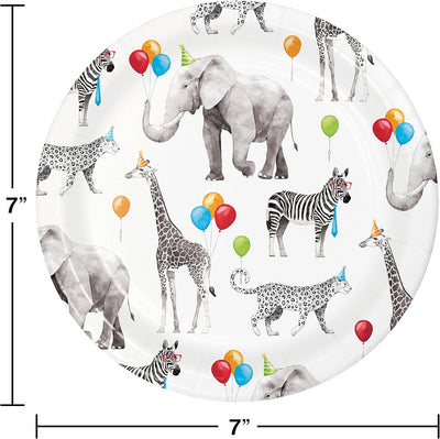 Platos Party Animals 7" (x8u)