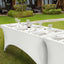 MANTEL RECTANGULAR DE SPANDEX 6FT - BLANCO