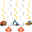 Decoración Colgante Espiral de Construcción (x5u)
