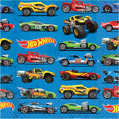 Lunch Napkins Hot Wheels Wild Racer (x16u)
