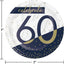 Platos 60 Navy and Gold 7" (x8u)