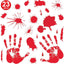 Bloody Handprint Clings (x23u)