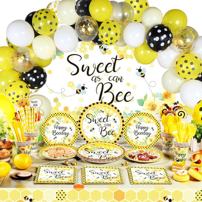 Abeja "Sweet as can Bee" Platos 7" (x10u)