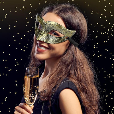 Antifaz Veneciana Antigua (x1u)