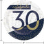 Platos 30 Navy and Gold 7" (x8u)