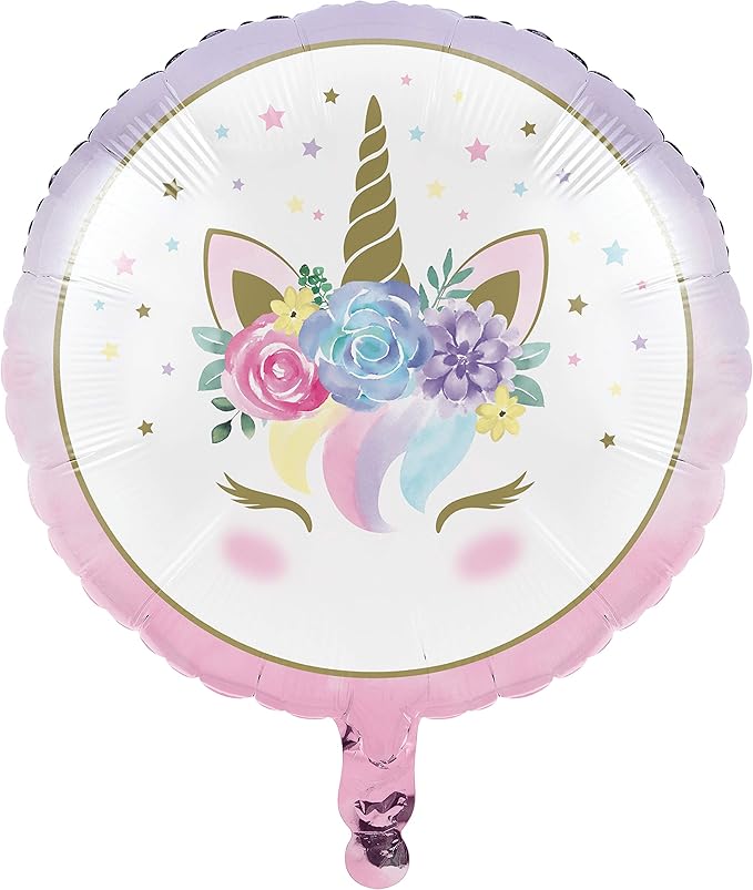 Globo de Mylar de Unicornio Baby Shower, 18 pulgadas