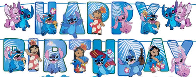 Stitch Fiesta - Happy Birthday Banner