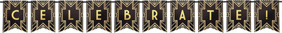 Roaring 20's Banner Personalizable 9ft (x1u)