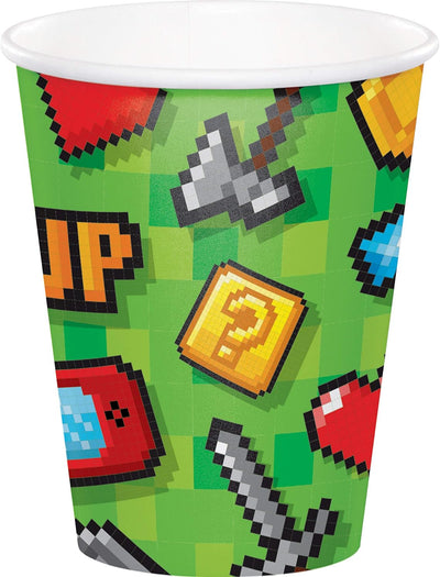 Gaming Vasos 9oz (x8u)