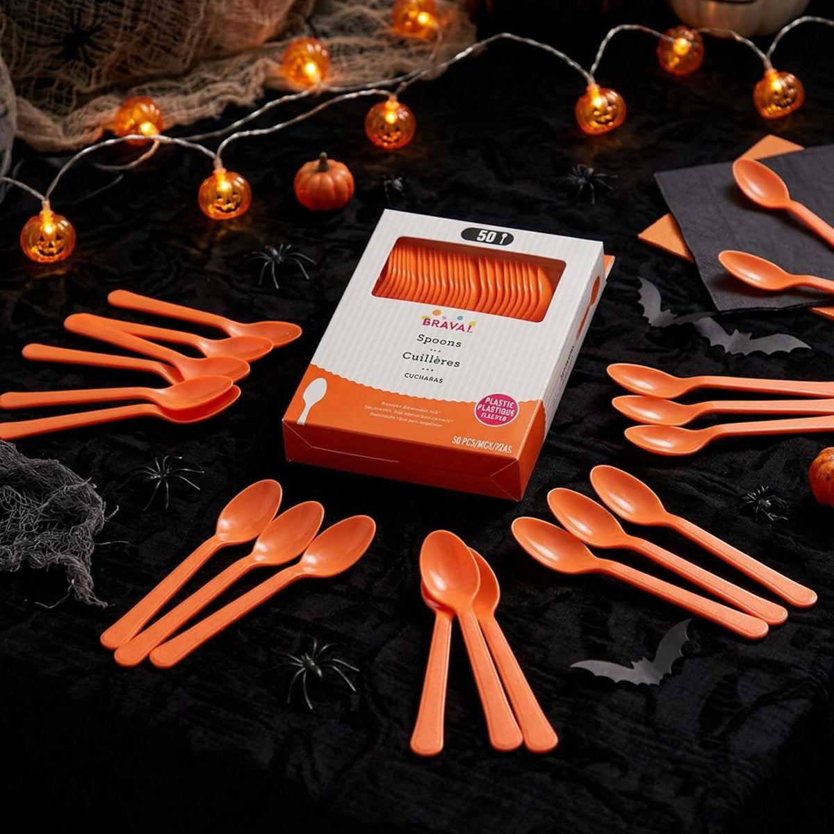 Reusable Spoons Orange Peel (x50u)