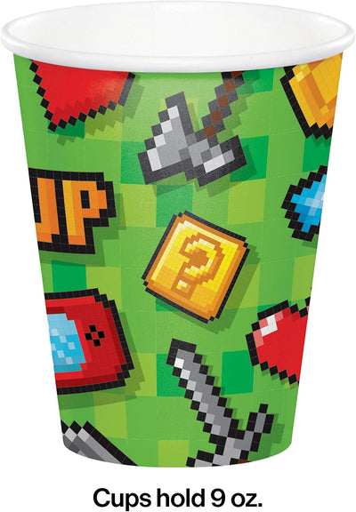 Gaming Vasos 9oz (x8u)