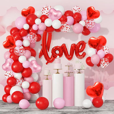 Valentines Balloon Kit Red (13 piezas)