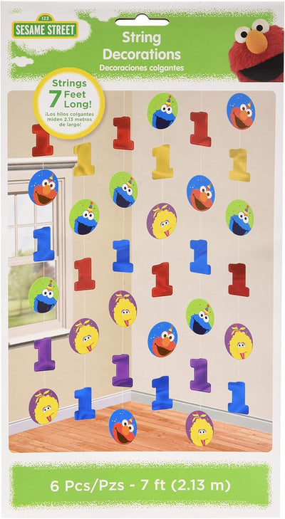 Elmo One String Decorations 7ft (x6u)