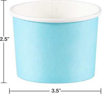 Tazas de Tratamiento Pastel Blue, 8 piezas